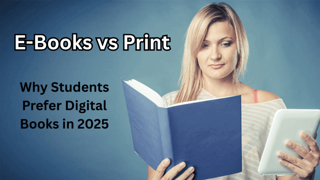 E-Books vs Print – Why Students Prefer Digital Books in 2025