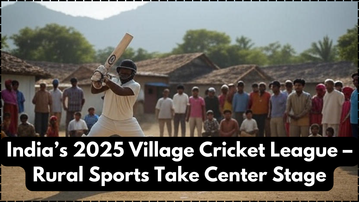 India’s 2025 Village Cricket League – Rural Sports Take Center Stage