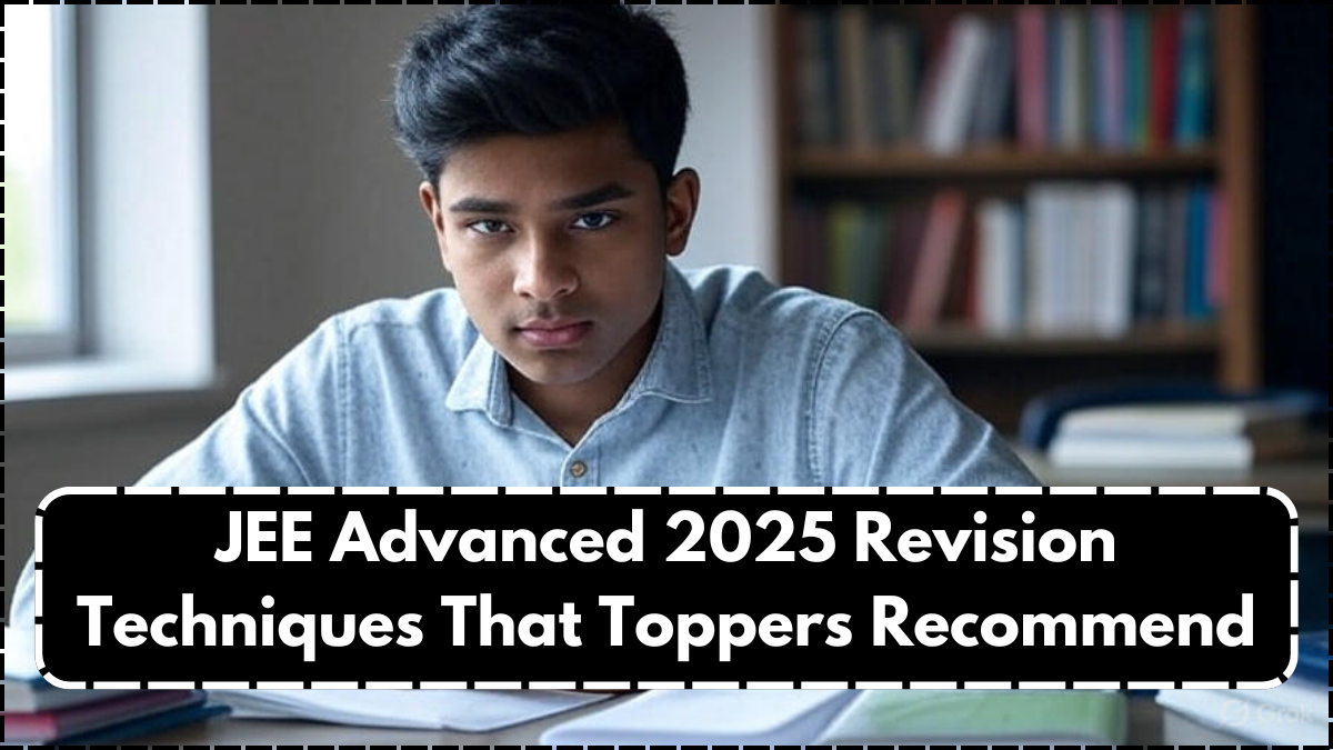 JEE Advanced 2025 Revision Techniques That Toppers Recommend