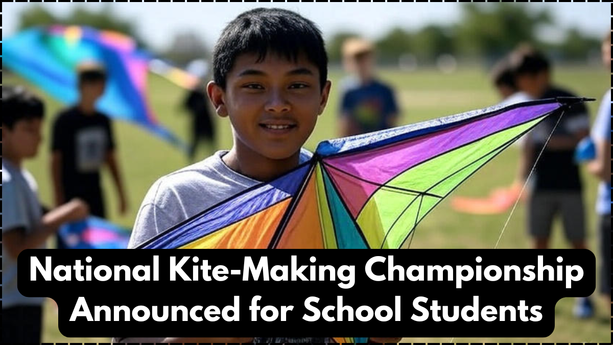 National Kite-Making Championship Announced for School Students