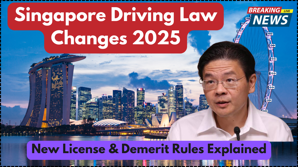 Singapore Driving Law Changes 2025 – New License & Demerit Rules Explained