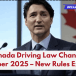 Canada Driving Law Changes September 2025 – New Rules Explained
