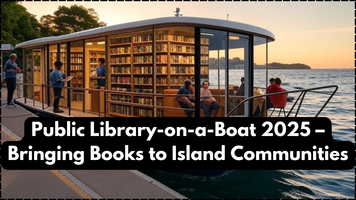 Public Library-on-a-Boat 2025 – Bringing Books to Island Communities