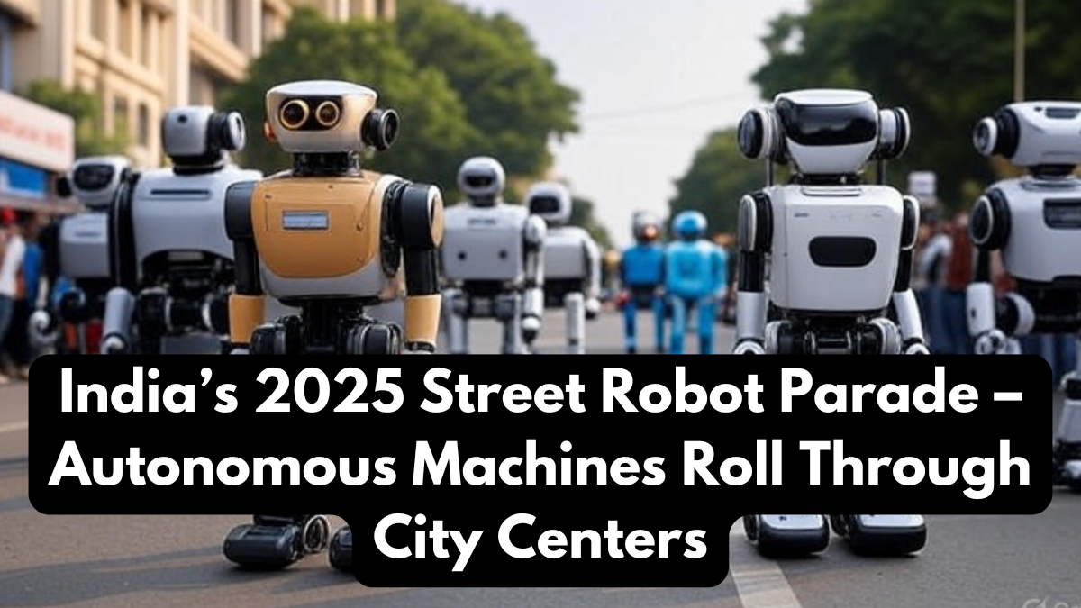 India’s 2025 Street Robot Parade – Autonomous Machines Roll Through City Centers