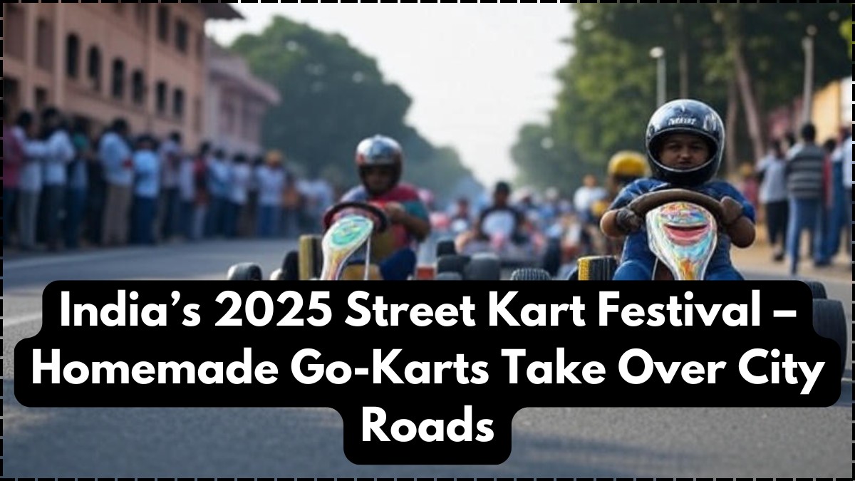 India’s 2025 Street Kart Festival – Homemade Go-Karts Take Over City Roads