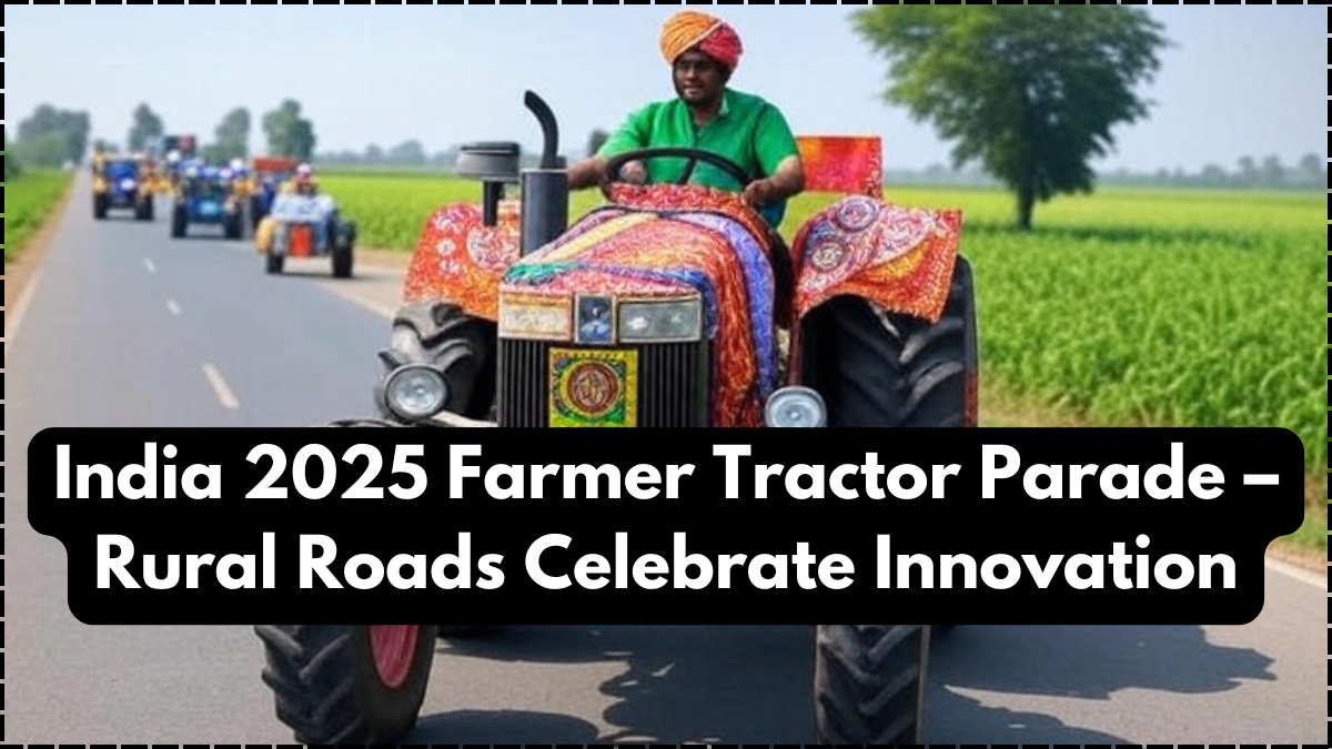 India 2025 Farmer Tractor Parade – Rural Roads Celebrate Innovation