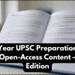 One-Year UPSC Preparation Plan Using Open-Access Content – 2025 Edition