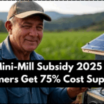 Solar Mini-Mill Subsidy 2025 – Small Farmers Get 75% Cost Support
