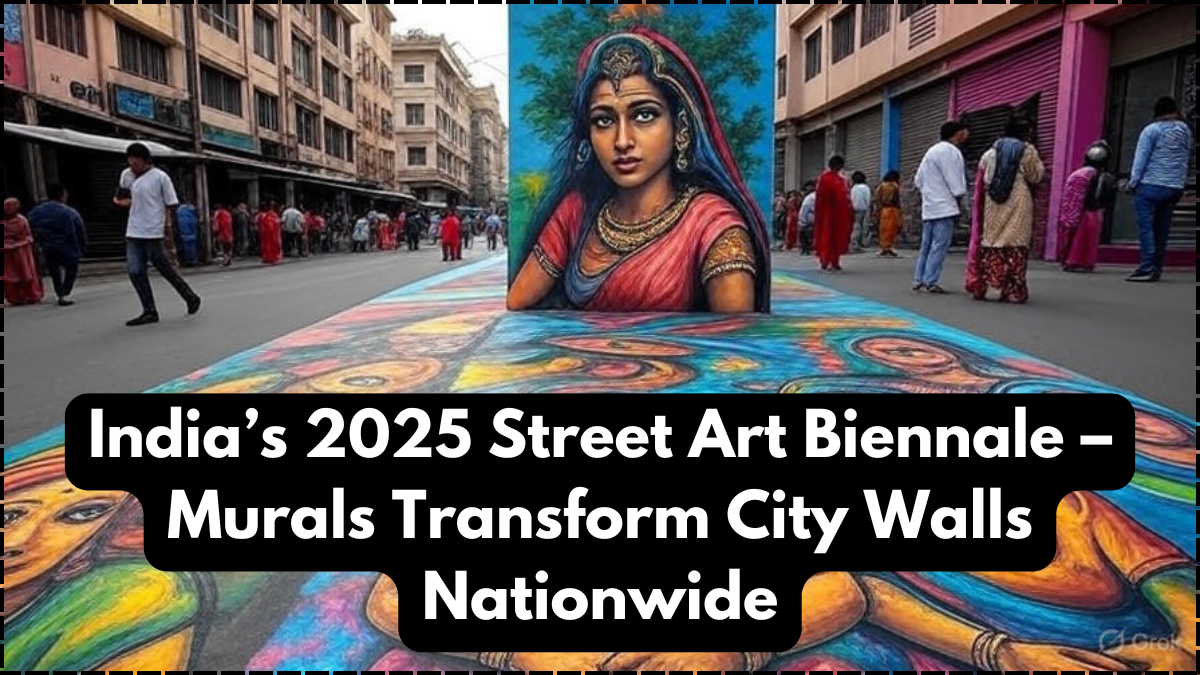 India’s 2025 Street Art Biennale – Murals Transform City Walls Nationwide