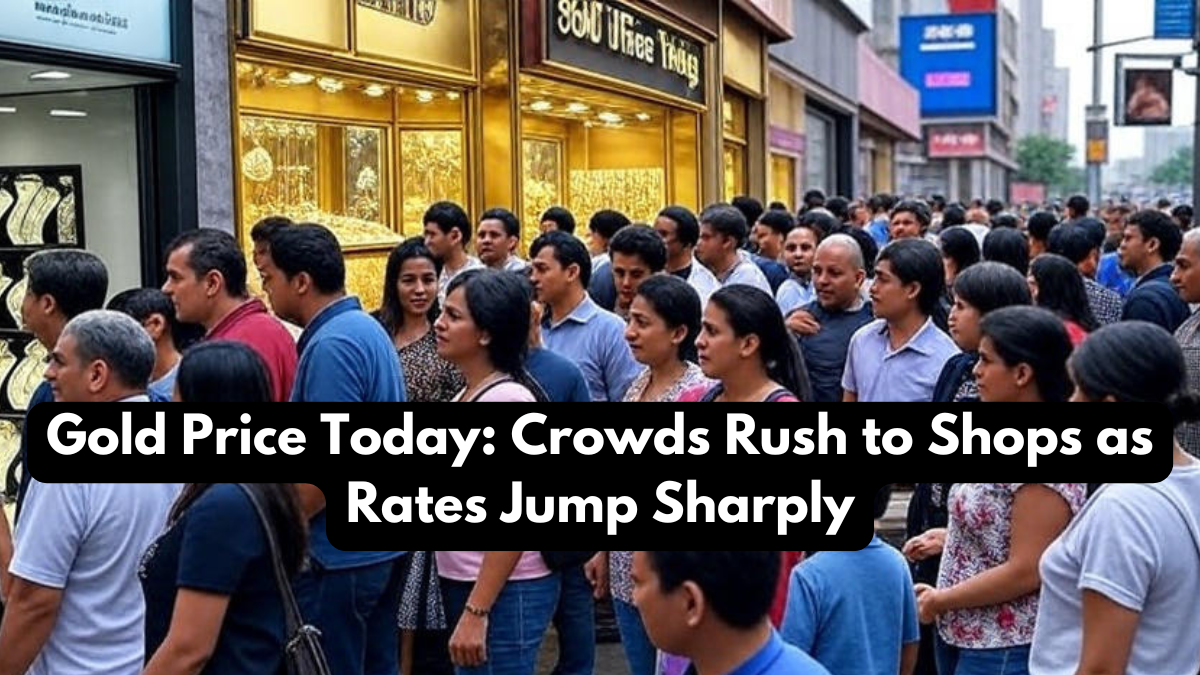 Gold Price Today: Crowds Rush to Shops as Rates Jump Sharply